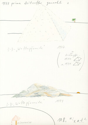 1977 prima zeitraffer gemacht: ((zur wattepyramide)) (10.8.91)