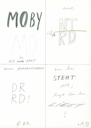 Moby … (für: Dramolett)