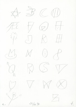((kryptisches alfabet)) (20.11.94)